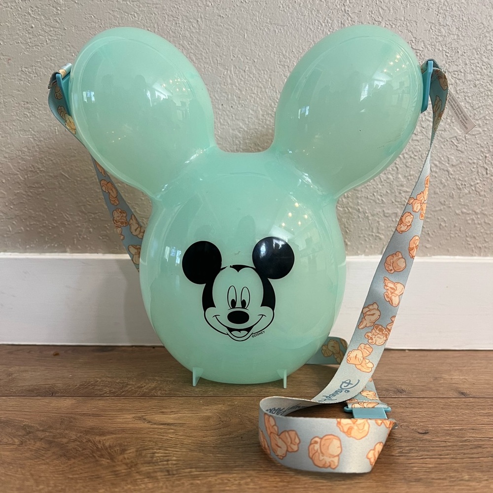 Mickey balloon Disneyland popcorn bucket